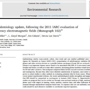 Aktualisierung der Krebsepidemiologie im Anschluss an die IARC-Bewertung hochfrequenter elektromagnetischer Felder von 2011 (Monographie 102)